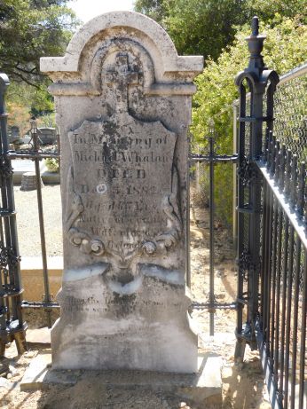 [Picture of Michael Whalan grave]
